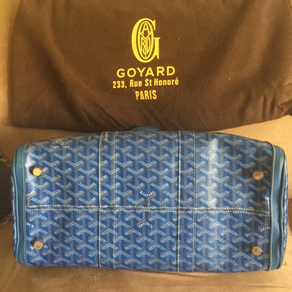 GOYARD BLUE CROISSIERE 35 SATCHELS💝HP - Picture 5 of 5